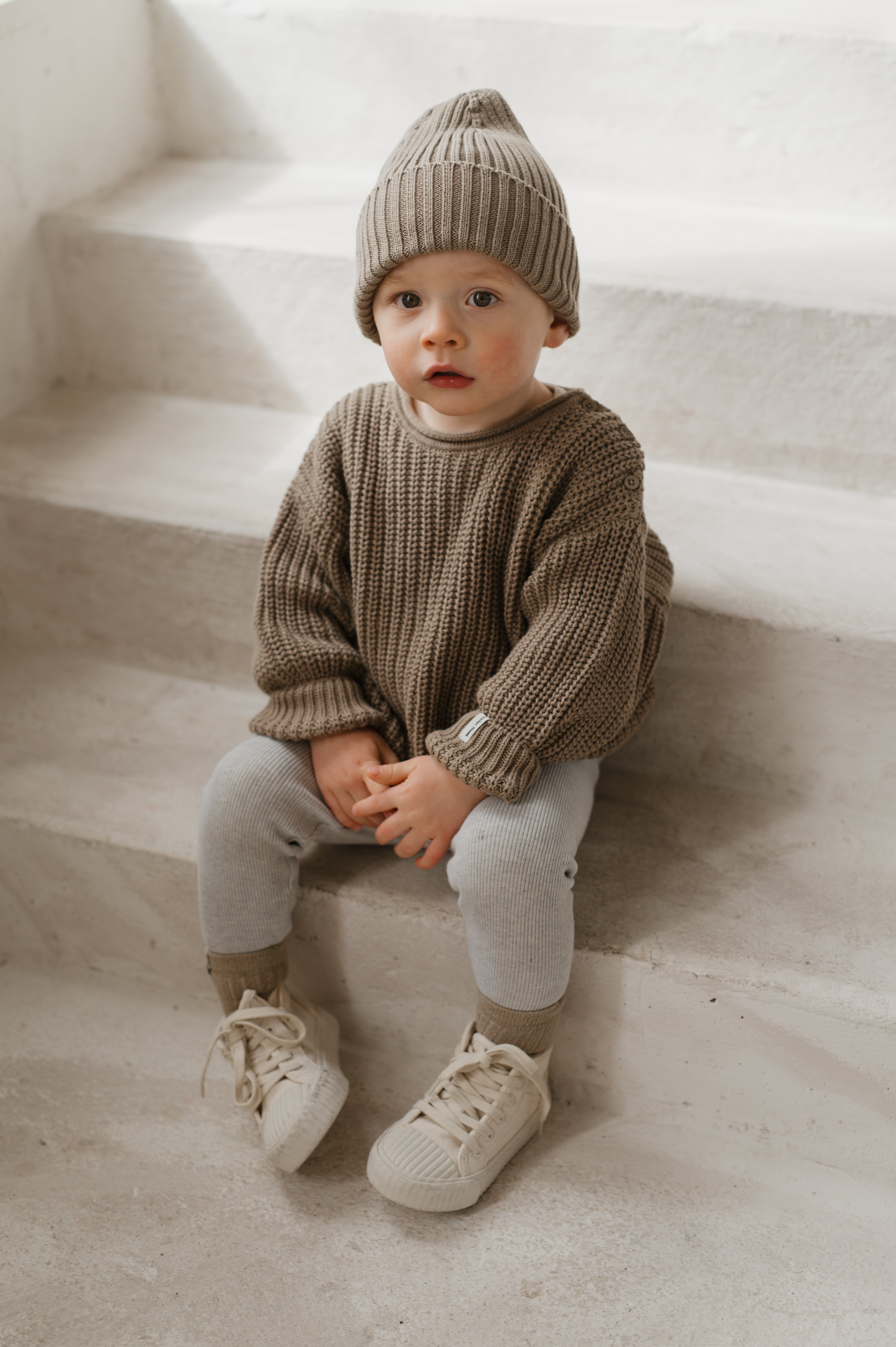 Knit Pullover Stockholm Olive