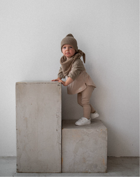 Raglanshirt Amalfi Beige und Olive