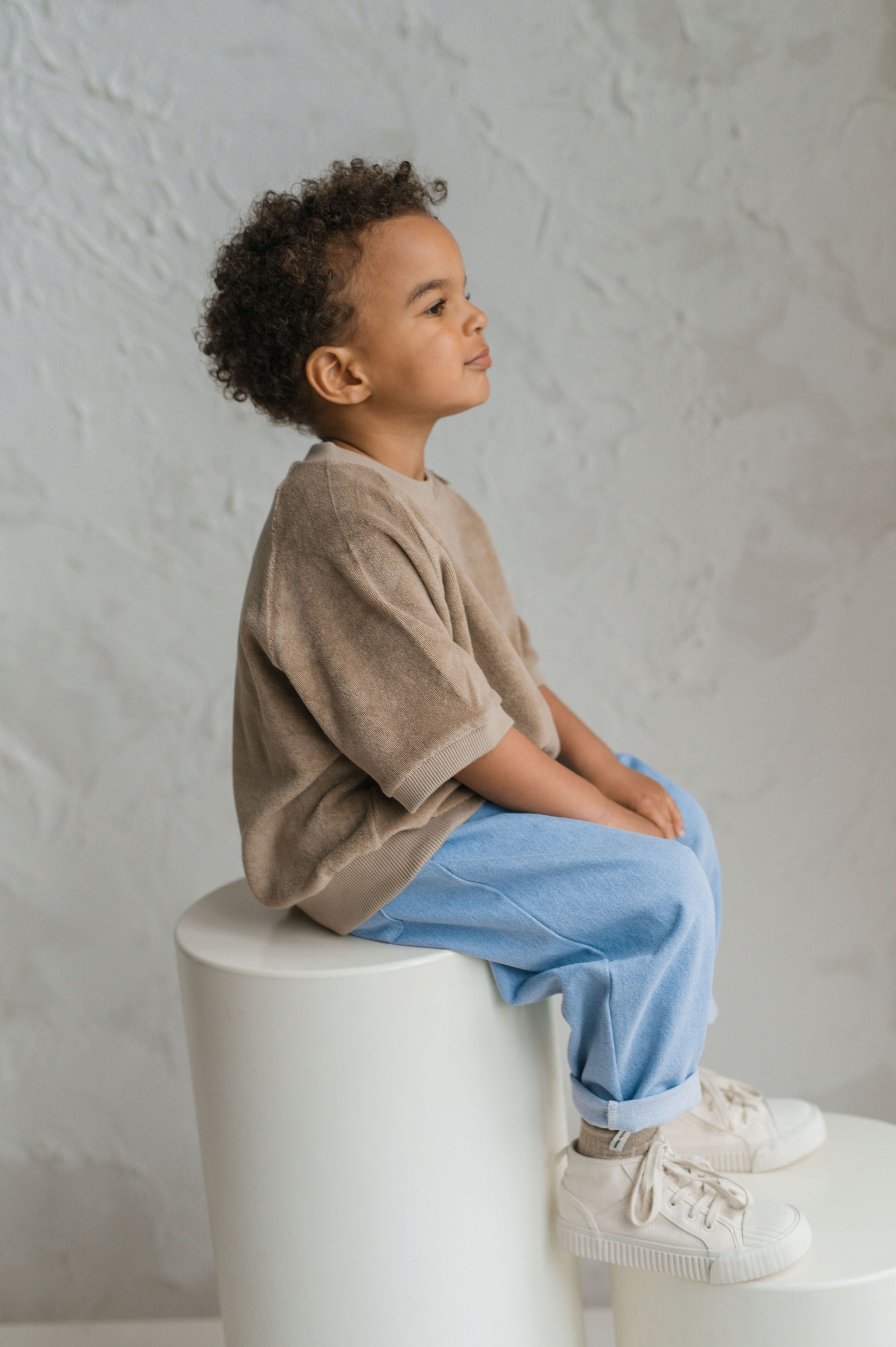 Frottee-Shirt Nizza Olive