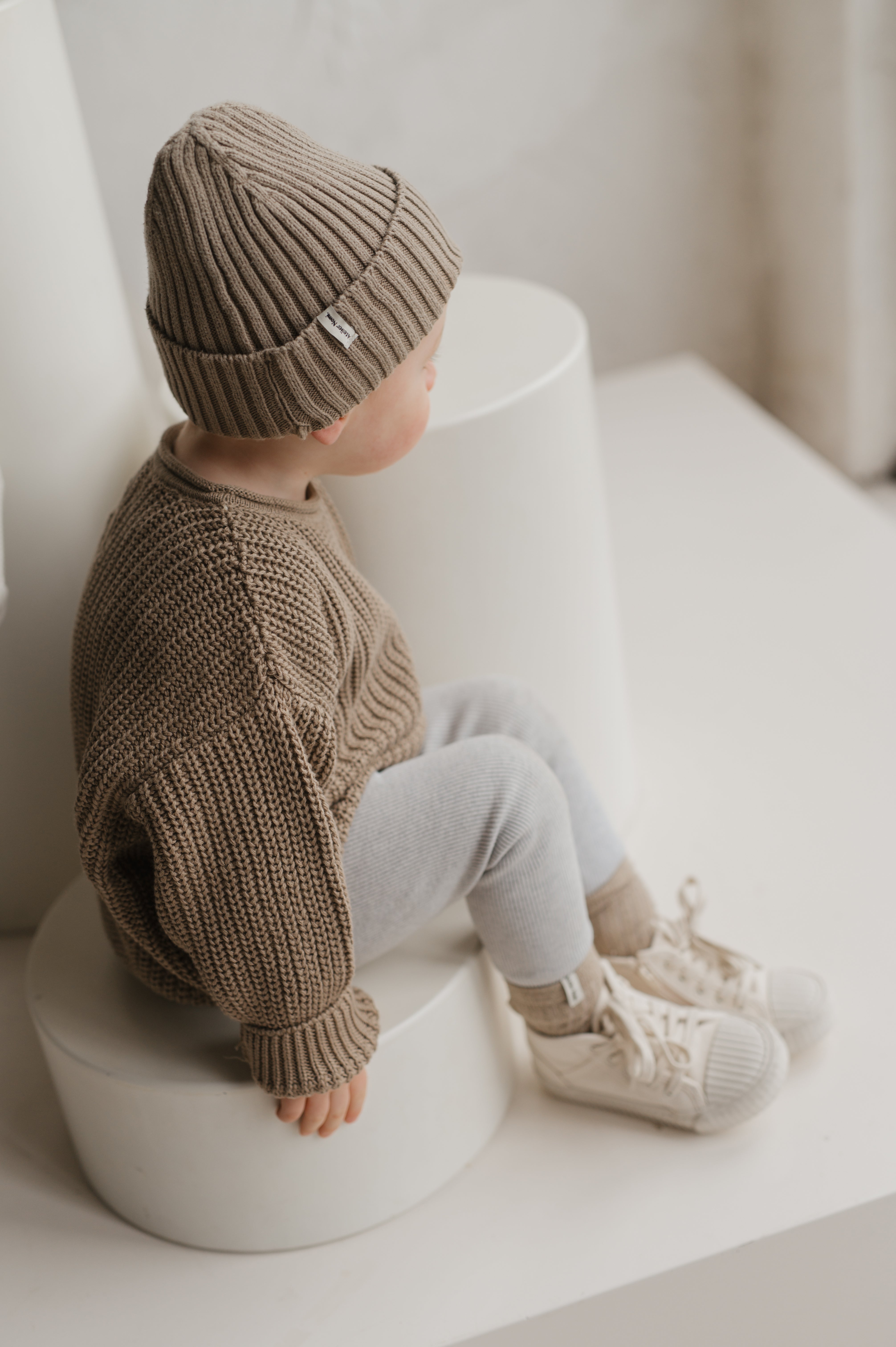 Knit Pullover Stockholm Olive