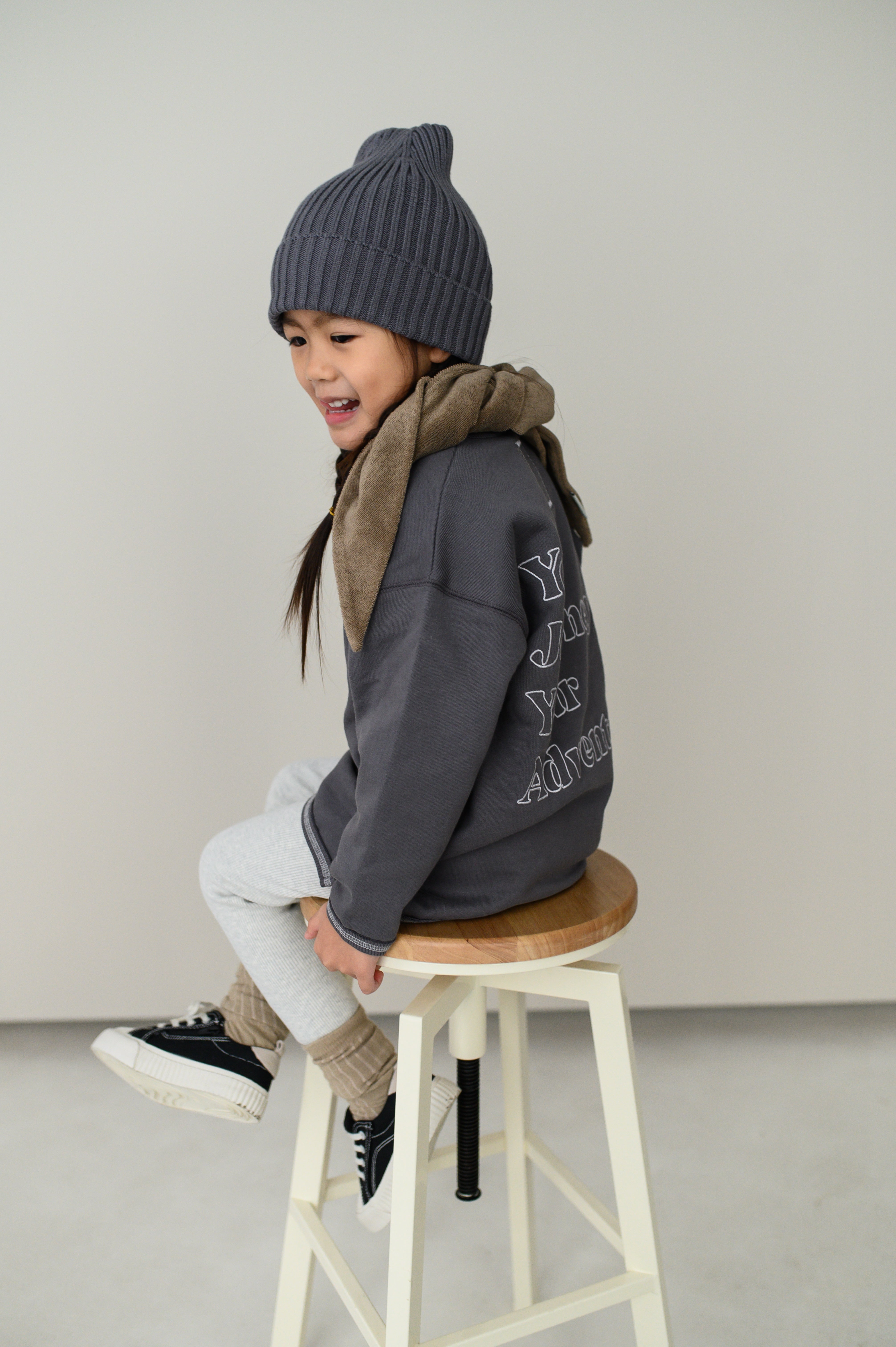 Sweater Paros Dark Grey - Grey