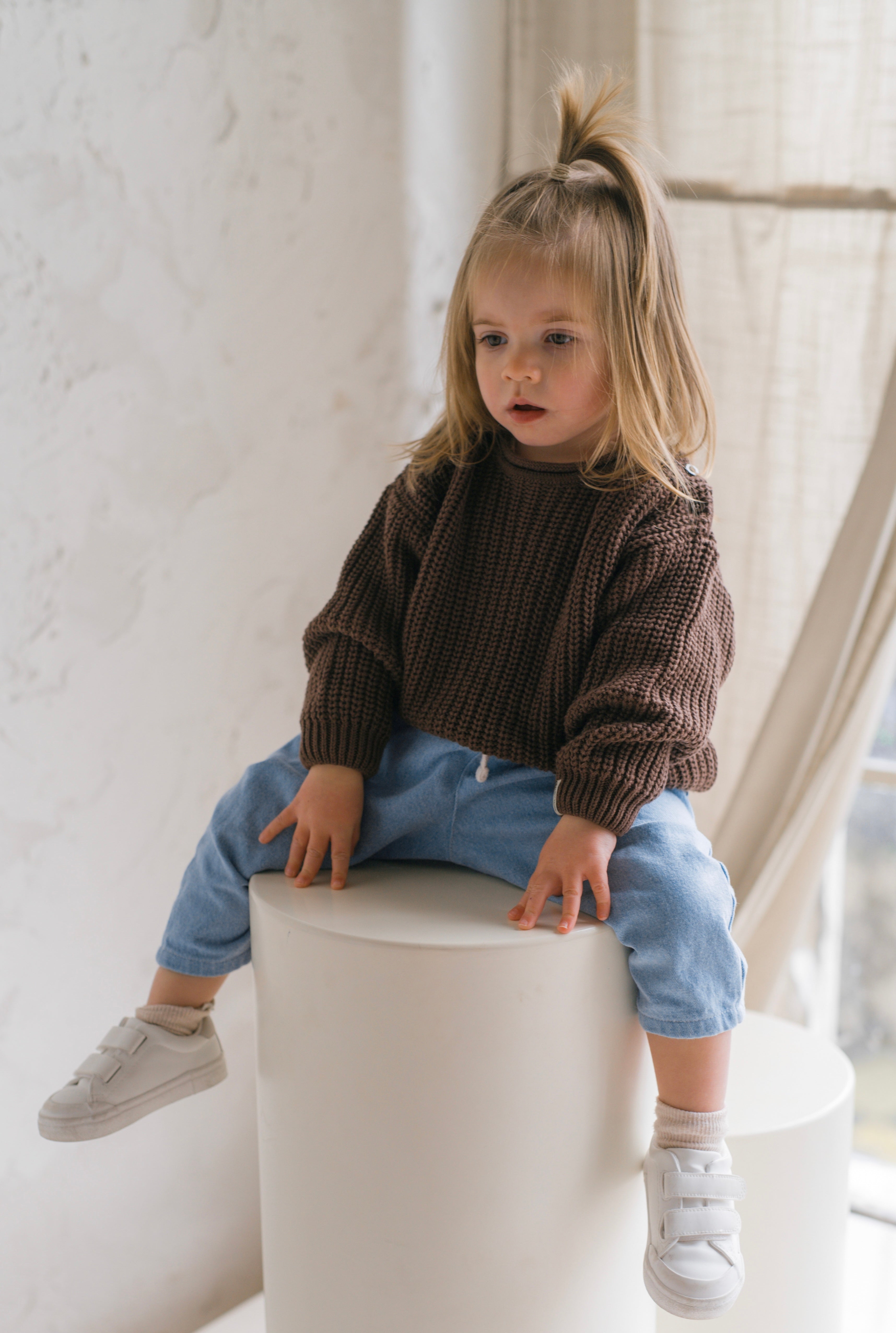 Knit Pullover Stockholm Chocolate