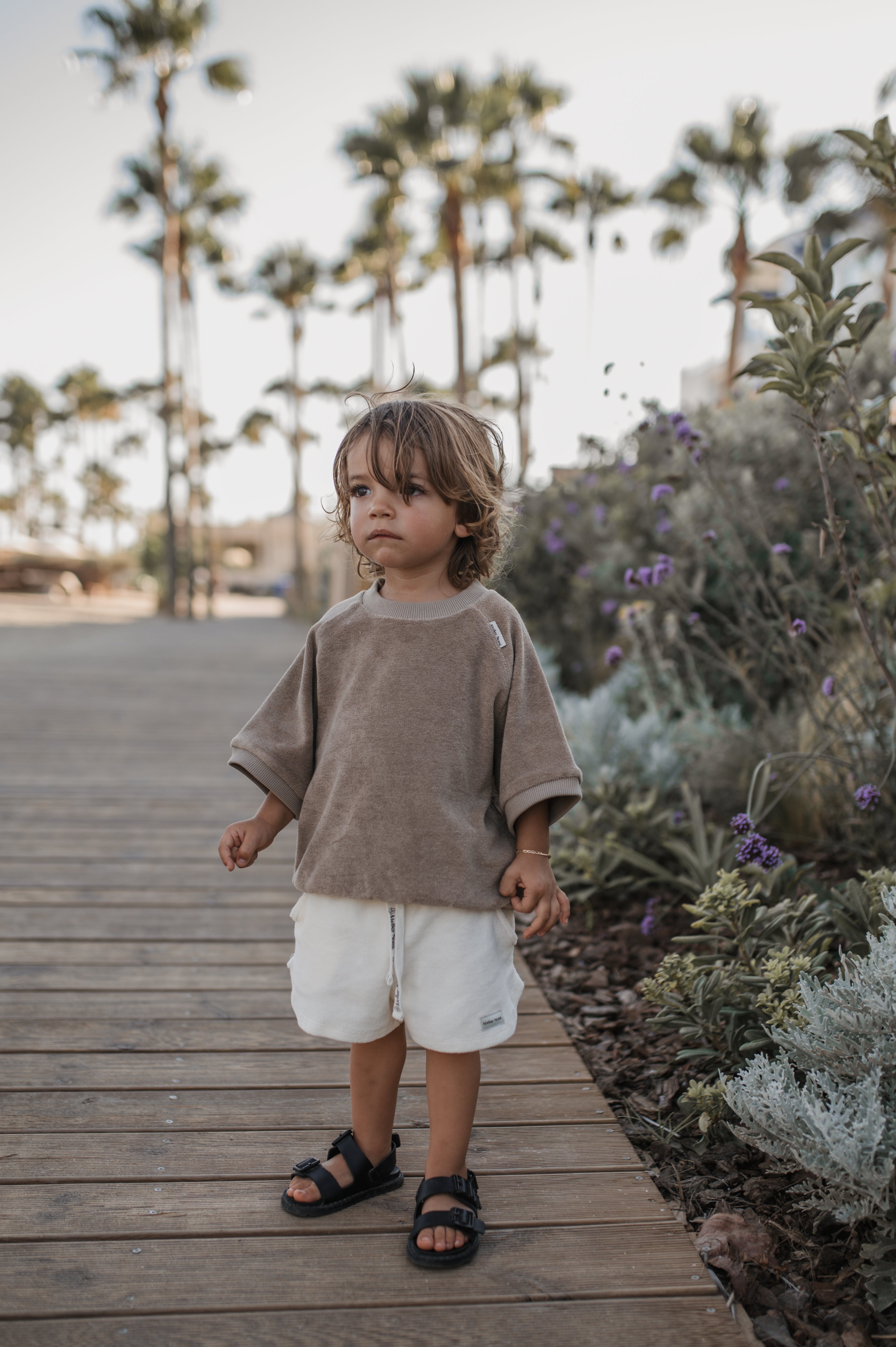 Frottee-Shirt Nizza Olive