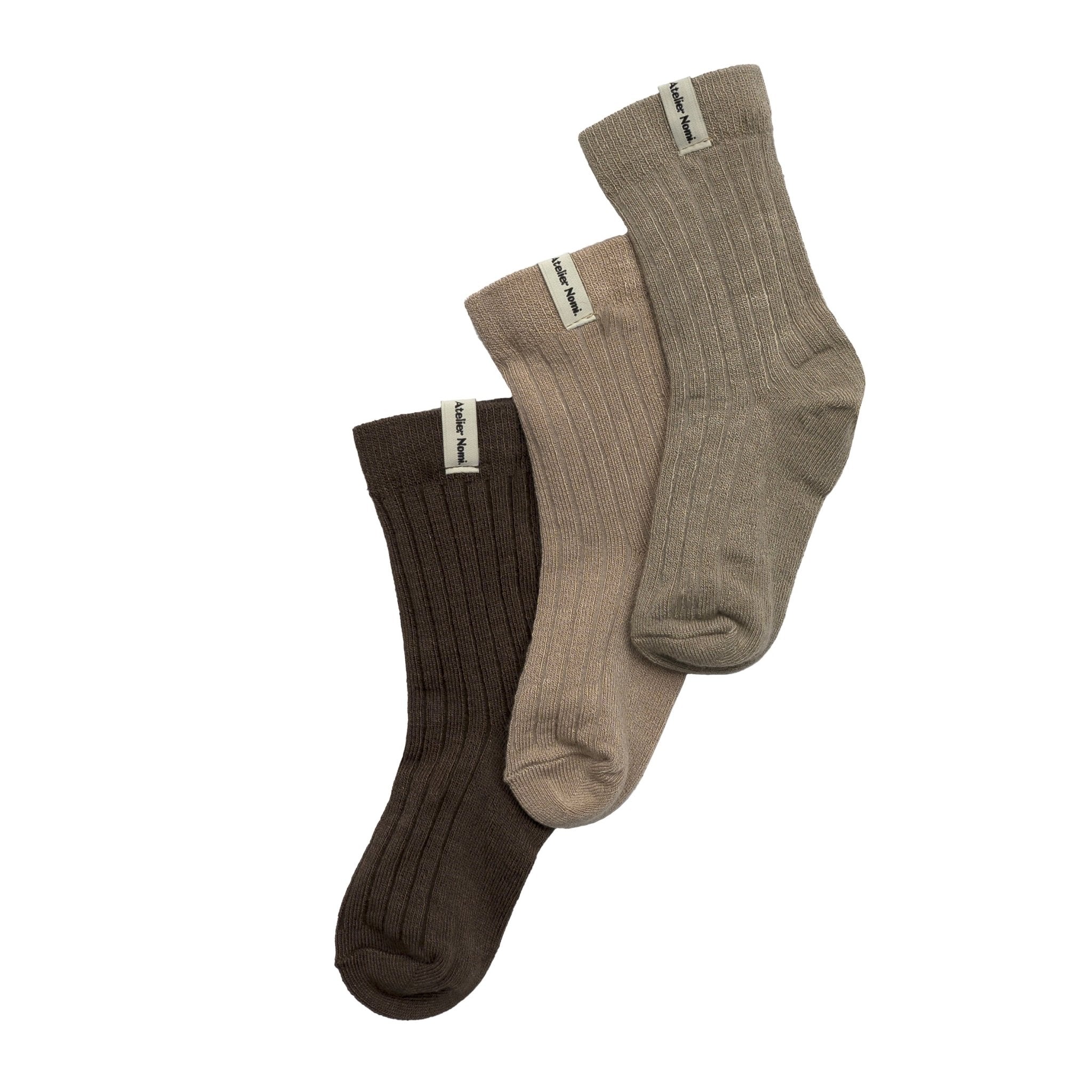 Socks Milos (3er Set) - Atelier Nomi